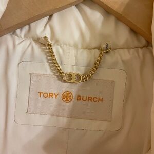 Tory Burch Quilted IVORY Vest